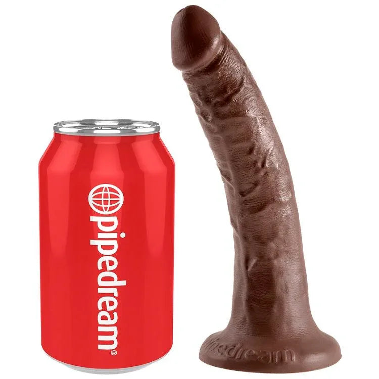 KING COCK - 7 DILDO SCHOKOLADE 17.8 CM - Vanelion Paradise