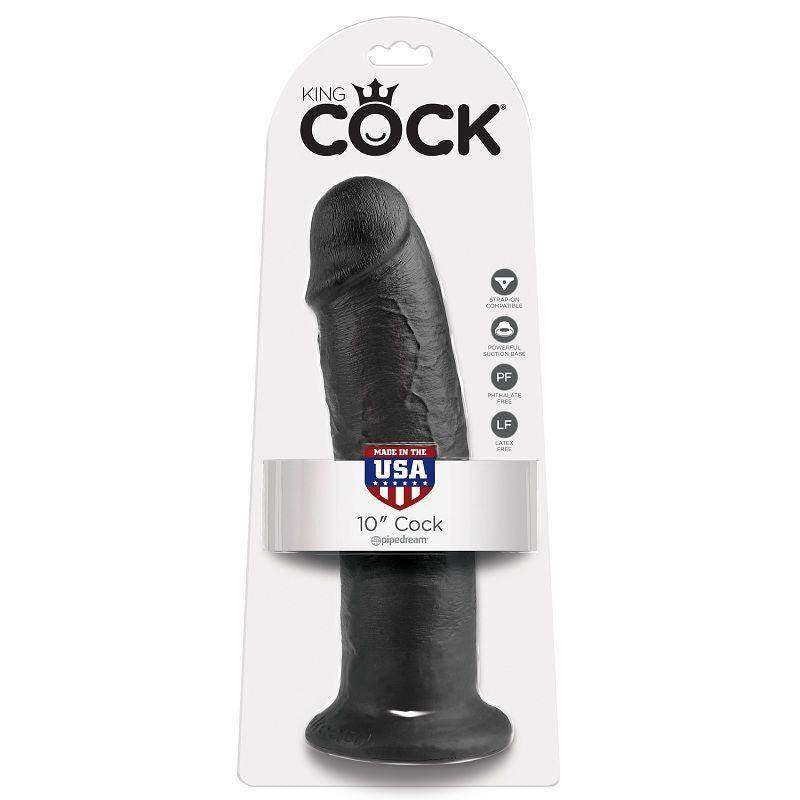KING COCK - 10 DILDO SCHWARZ 25 CM - Vanelion Paradise