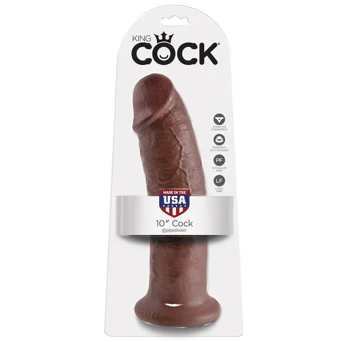 KING COCK - 10 DILDO BRAUN 25.4 CM - Vanelion Paradise
