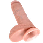 KING COCK - 8 DILDO FLEISCH MIT EIER 20.3 CM - Vanelion Paradise