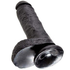 KING COCK - 8 DILDO SCHWARZ MIT EIER 20.3 CM - Vanelion Paradise