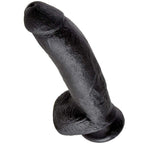 KING COCK - 9 DILDO SCHWARZ MIT EIER 22.9 CM - Vanelion Paradise