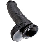 KING COCK - 10 DILDO SCHWARZ MIT EIER 25.4 CM - Vanelion Paradise