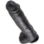 KING COCK - 11 DILDO SCHWARZ MIT EIER 28 CM - Vanelion Paradise