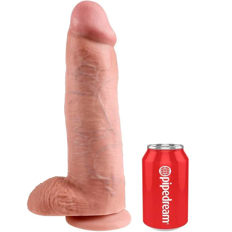 KING COCK - 12 SCHWANZFLEISCH MIT EIER 30.48 CM - Vanelion Paradise