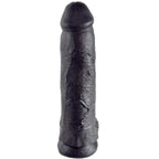 KING COCK - 12 DILDO SCHWARZ MIT EIER 30.48 CM - Vanelion Paradise