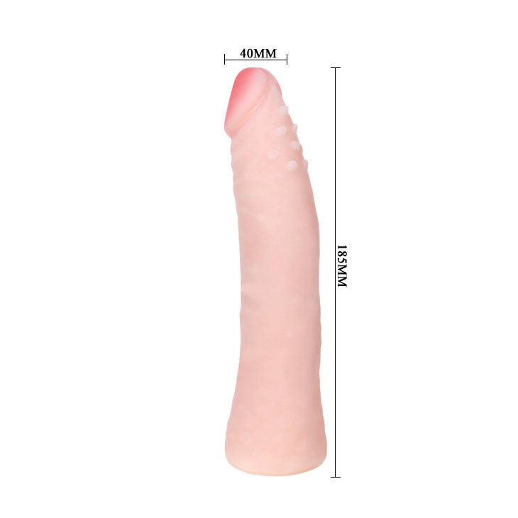 BAILE - REALISTISCHER SKIN TOUCH SILIKONDILDO 19 CM ZUFLLIGE BOXFARBE