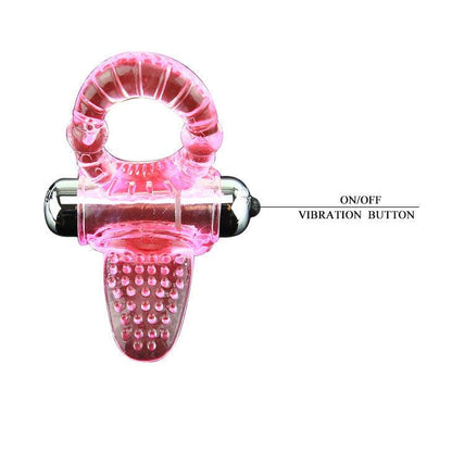 BAILE - SWEET ABS 10 RHYTHMS RING ROSA VIBRATOR PENISRING