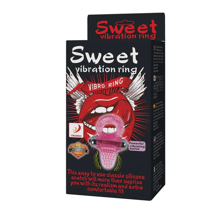 BAILE - SWEET ABS 10 RHYTHMS RING ROSA VIBRATOR PENISRING - Vanelion Paradise