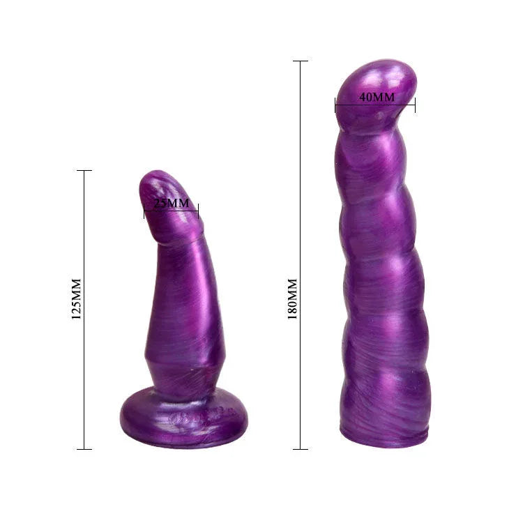 BAILE - WEIBLICHES ANAL UND VAGINALGESCHIRR FLIEDER G-PUNKT 17 CM - Vanelion Paradise
