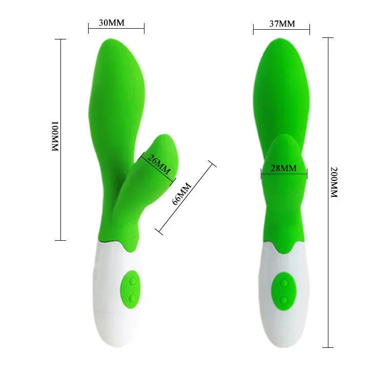 PRETTY LOVE - FLIRTATION OWEN GREEN VIBRATOR - Vanelion Paradise