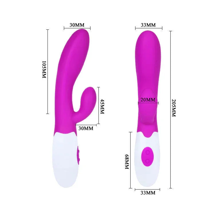 PRETTY LOVE - FLIRTATION ALVIS VIBRATOR MIT KLITORIS-STIMULATOR - Vanelion Paradise