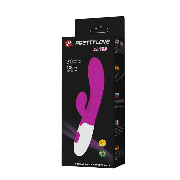 PRETTY LOVE - FLIRTATION ALVIS VIBRATOR MIT KLITORIS-STIMULATOR