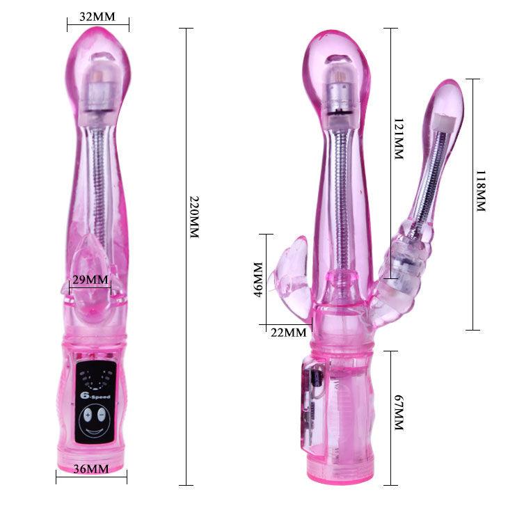 BAILE - FLEXIBLER VIBRATOR MIT ANALSTIMULATOR