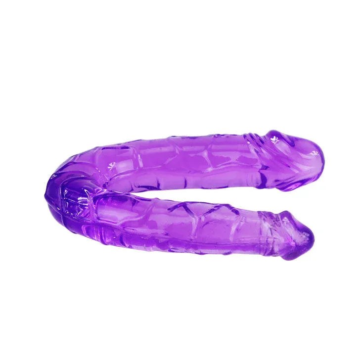 BAILE - DOPPELDILDO IN FLIEDER FLEXIBLER GELEE - Vanelion Paradise
