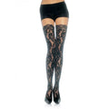 LEG AVENUE - FLORAL SPITZENSTRÜMPFE - Vanelion Paradise