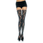 LEG AVENUE - FLORAL SPITZENSTRÜMPFE - Vanelion Paradise