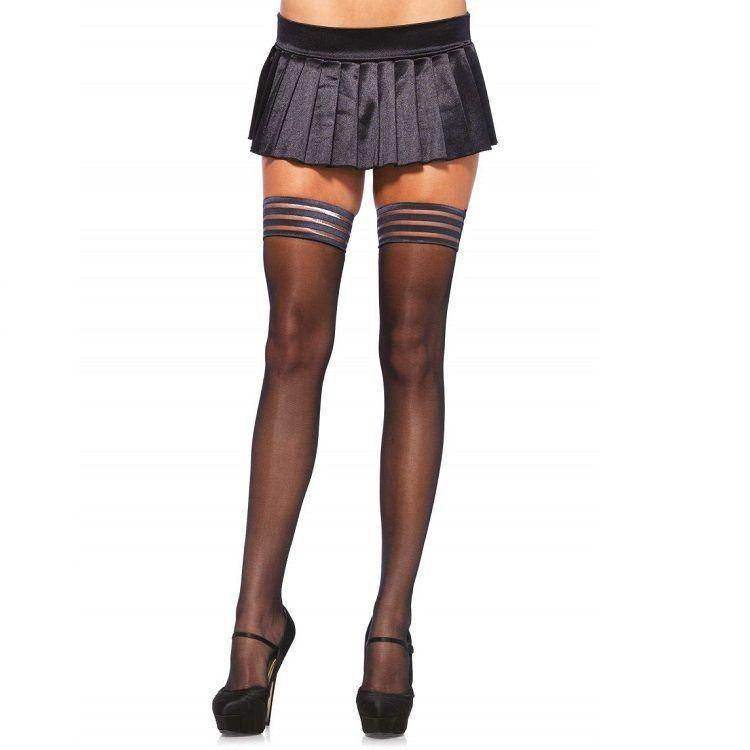 LEG AVENUE - TIGHTS MIT 4 SILIKONVERSTELLUNGEN - Vanelion Paradise