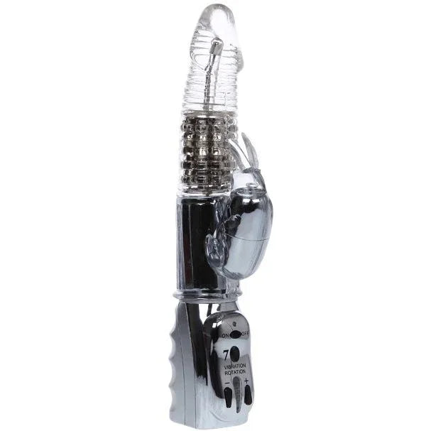 BAILE - AMOUR RAKETEN TRANSPARENTER ROTATOR 26.5 CM - Vanelion Paradise
