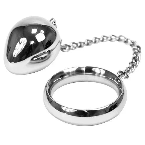 METAL HARD - COCKRING 40MM + KETTE MIT METALLKUGEL - Vanelion Paradise