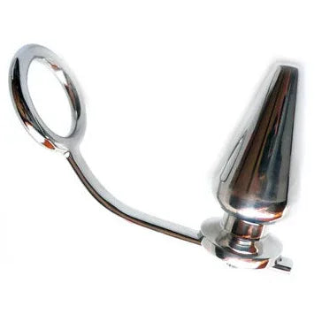 METAL HARD - STAHLRING MIT ANALPLUG, 45X50 MM - Vanelion Paradise