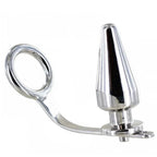 METAL HARD - STAHLRING MIT ANALPLUG 80 X 55 MM - Vanelion Paradise