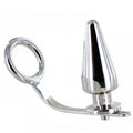 METAL HARD - STAHLRING MIT ANALPLUG 80 X 55 MM - Vanelion Paradise