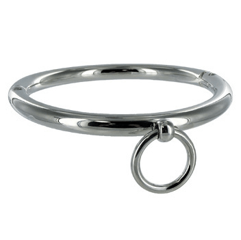 METAL HARD - BDSM-HALSKETTE MIT RING 10CM