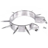 METAL HARD - BDSM-SKLAVENHALSBAND MIT SPITZEN - Vanelion Paradise