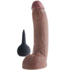 KING COCK - REALISTISCHER BRAUNER EJAKULATOR-PENIS 22.86 CM - Vanelion Paradise
