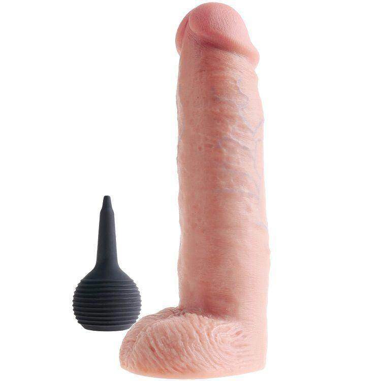 KING COCK - REALISTISCHER NATÜRLICHER EJAKULATOR-PENIS 25.40 CM - Vanelion Paradise