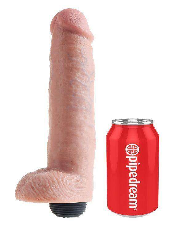 KING COCK - REALISTISCHER NATÜRLICHER EJAKULATOR-PENIS 25.40 CM - Vanelion Paradise