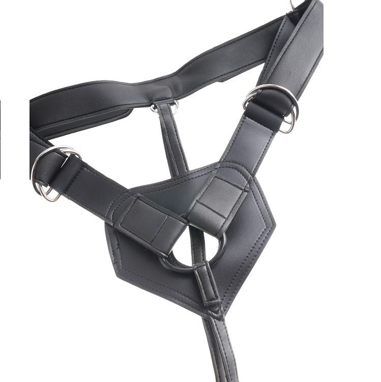 KING COCK - HARNESS MIT REALISTISCHEM PENIS 17,8 CM