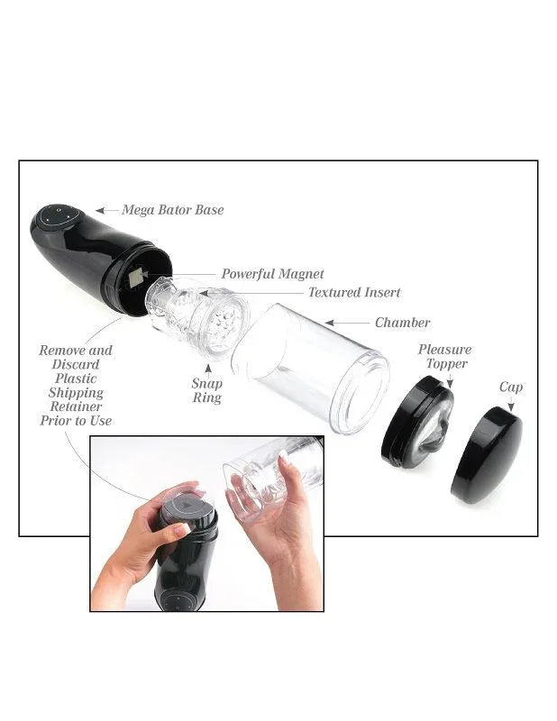 EXTREME TOYZ - PDX MEGA BATOR USB-MNNLICHER MASTURBATOR VAGINA WEISS - Vanelion Paradise