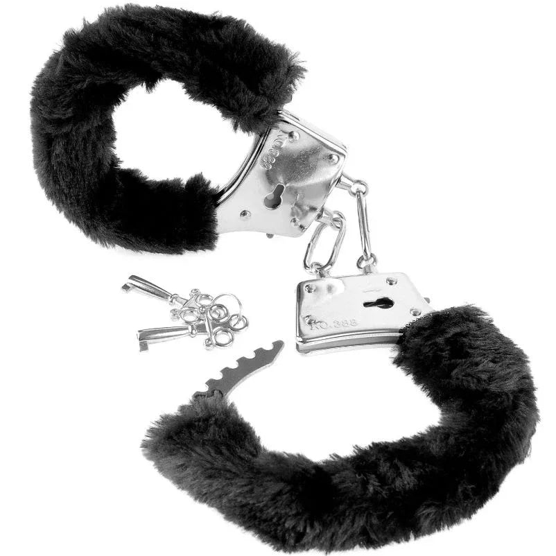 FETISH FANTASY SERIES - FURRY MANSCHETTEN SCHWARZ - Vanelion Paradise