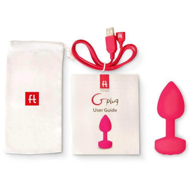 G-VIBE - FUNTOYS GPLUG ANAL VIBRATOR WIEDERAUFLADBAR GROSSE HIMMELBLAU 3,9 CM - Vanelion Paradise