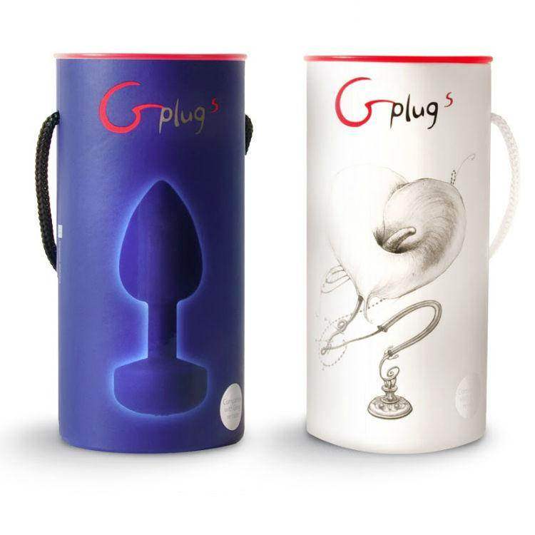 G-VIBE - FUNTOYS GPLUG ANAL VIBRATOR WIEDERAUFLADBAR GROSSE HIMMELBLAU 3,9 CM - Vanelion Paradise