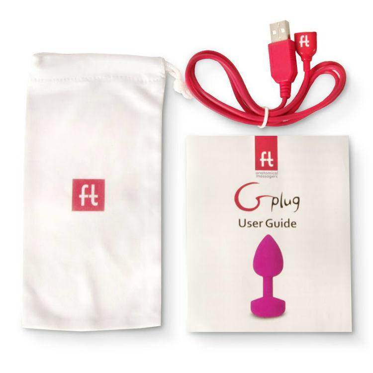 G-VIBE - FUNTOYS GPLUG ANAL VIBRATOR WIEDERAUFLADBAR GROSSE HIMMELBLAU 3,9 CM - Vanelion Paradise