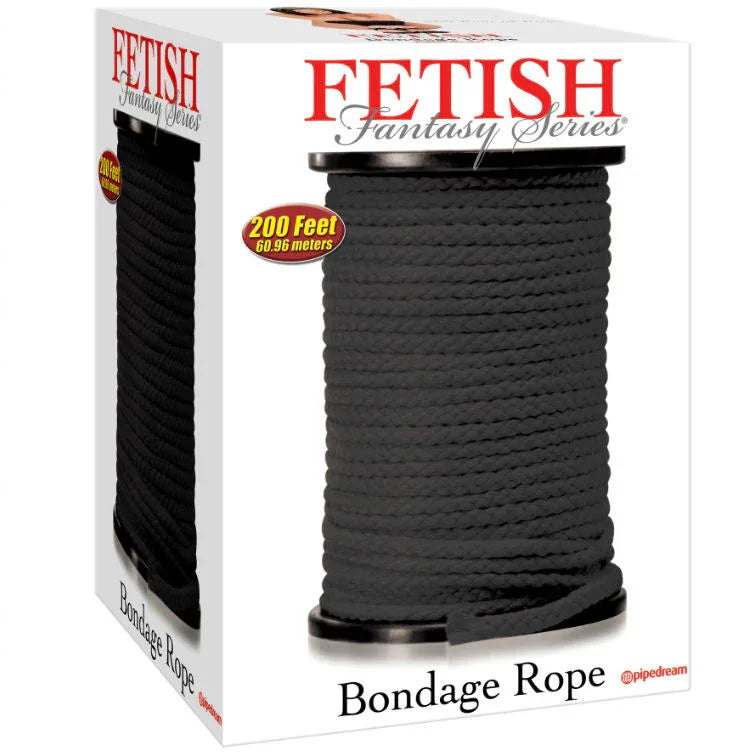 FETISH FANTASY SERIES - BONDAGESEIL SCHWARZ 60,96 METER - Vanelion Paradise