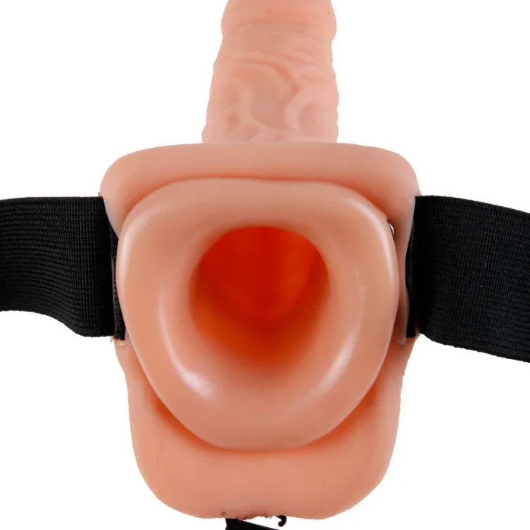 FETISH FANTASY SERIES - 7 HOHL STRAP-ON MIT BLLEN 17,8 CM FLEISCH - Vanelion Paradise