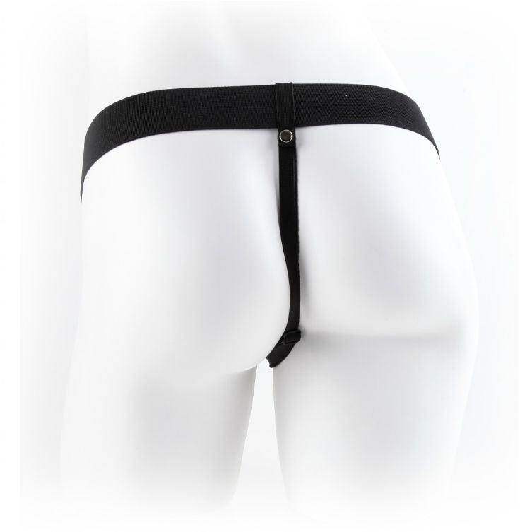 FETISH FANTASY SERIES - 7 HOLLOW STRAP-ON VIBRIEREND MIT BLLEN 17,8CM LILA - Vanelion Paradise