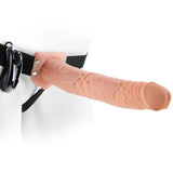 FETISH FANTASY SERIES - 11 HOLLOW STRAP-ON VIBRIEREN MIT BLLEN 27,9CM FLEISCH - Vanelion Paradise