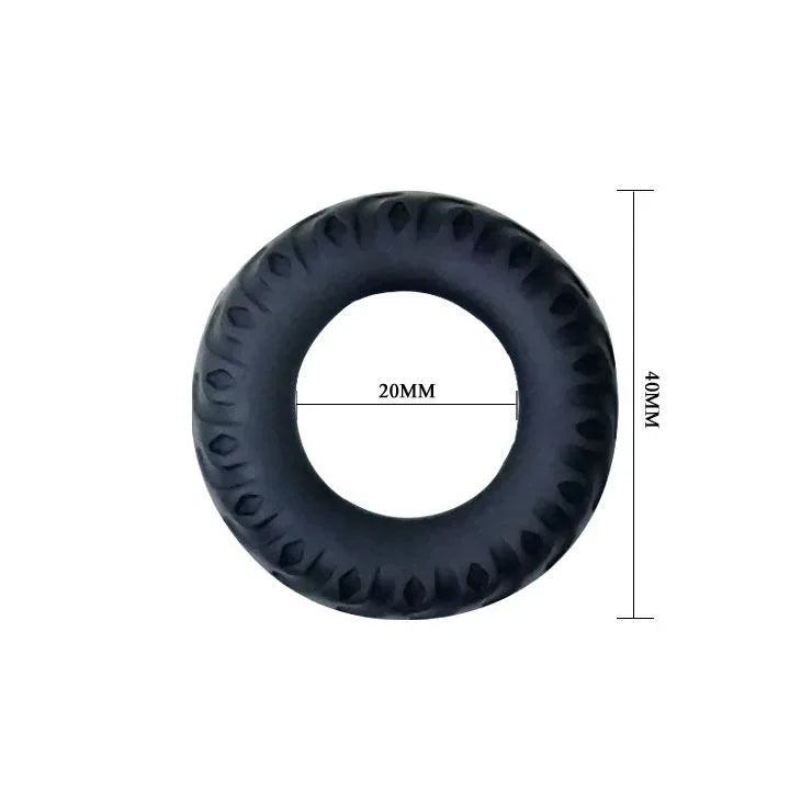 BAILE - TITAN COCKRING SCHWARZ GRÜN 2 CM - Vanelion Paradise