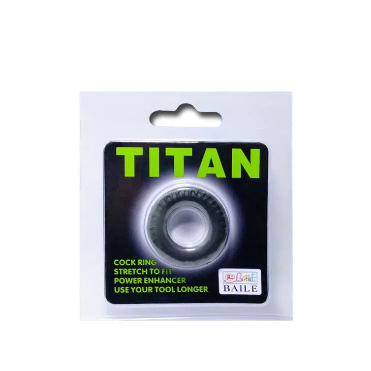 BAILE - TITAN COCKRING SCHWARZ GRÜN 2 CM - Vanelion Paradise