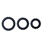 BAILE - TITAN SET 3STK COCKRING SCHWARZ 2.8 + 2.4 + 1.9 CM - Vanelion Paradise