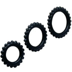 BAILE - TITAN SET 3STK COCKRING SCHWARZ 2.8 + 2.4 + 1.9 CM - Vanelion Paradise