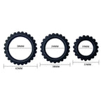 BAILE - TITAN SET 3STK COCKRING SCHWARZ 2.8 + 2.4 + 1.9 CM - Vanelion Paradise