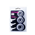 BAILE - TITAN SET 3STK COCKRING SCHWARZ 2.8 + 2.4 + 1.9 CM - Vanelion Paradise