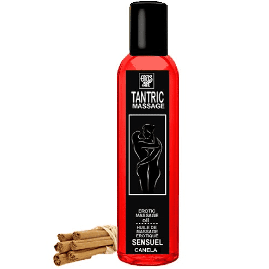 EROS-ART - NATÜRLICHES TANTRISCHES MASSAGEÖL UND APHRODISIAKUM ZIMT 200 ML - Vanelion Paradise