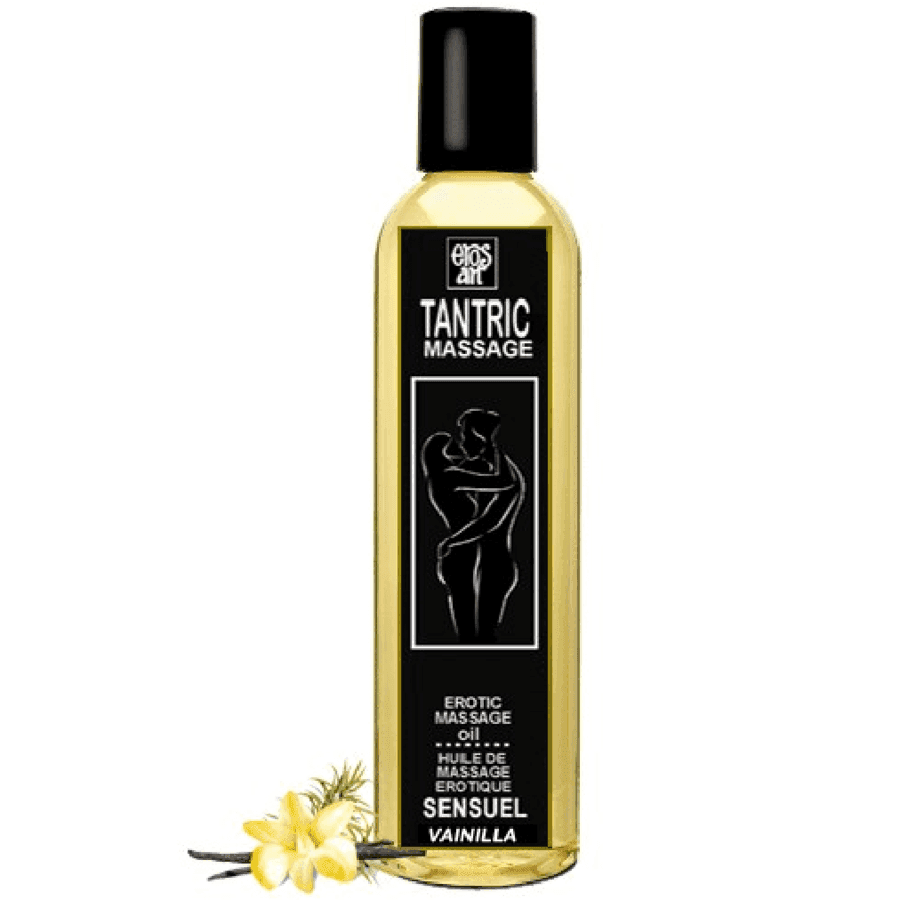 EROS-ART - NATÜRLICHES TANTRISCHES MASSAGEÖL UND APHRODISIAKUM VANILLE 200 ML - Vanelion Paradise